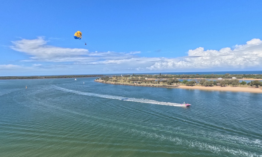 Image 6: Soar to New Heights with Tandem Parasailing Adventure!