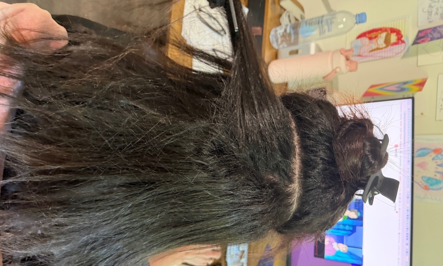 Image 3: Smooth, Frizz-Free Hair with Keratin or Organic Smoothing Treatment