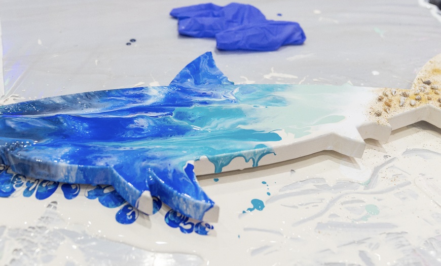 Image 9: Create Your Own Fluid Abstract Art in a Fun Party Setting, Orlando