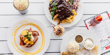 For Two: $40 Voucher Towards Food and Drinks - Pancake Diner Burleigh