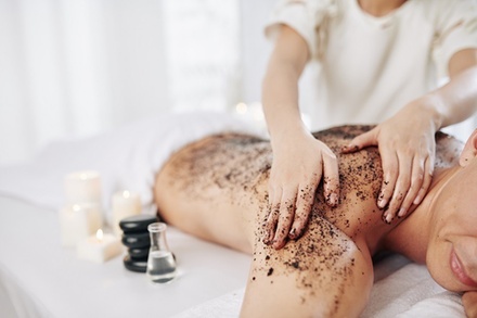 60 Minutes: Swedish / Thai Massage with Foot Deeply Clean Scrub & Aromatherapy Essential Oil - Derma Massage Spa