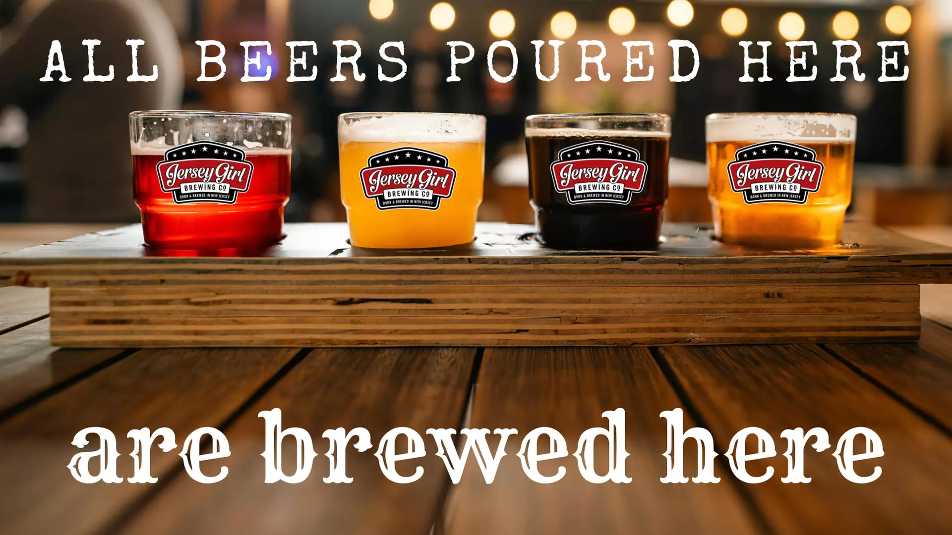 Explore Jersey Girl Brewing's Beer Flight or Pint Experience with 32oz Crowlers and Up to 34% Discount