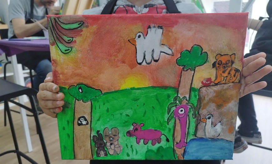 Image 6: Arte y desayuno con amigos: taller de pintura creativa de 2h con desayuno y materiales incluidos para 1, 2 o 4 personas