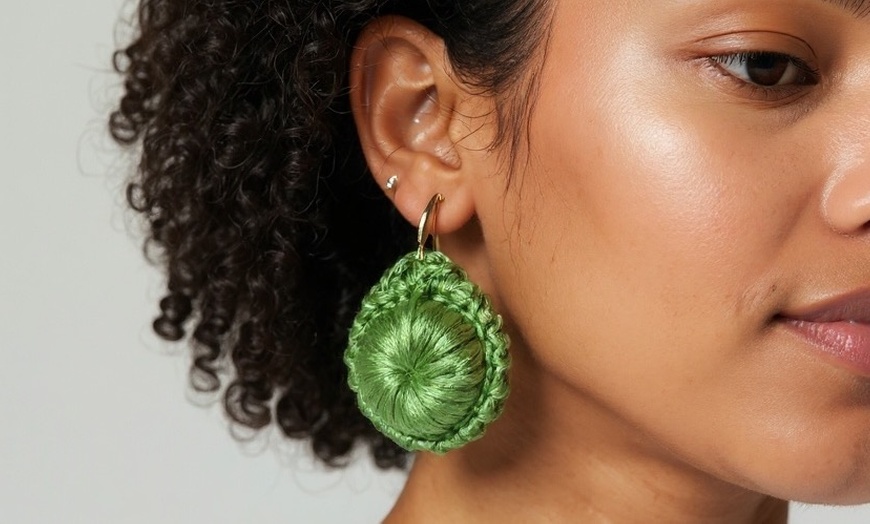 Image 5: Build Your Own Customized Earrings with Metal & Crotchet Pieces