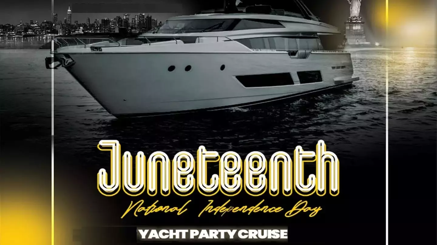 Celebrate Juneteenth on a NYC Yacht Party - June 19th, 8.00 p.m.!