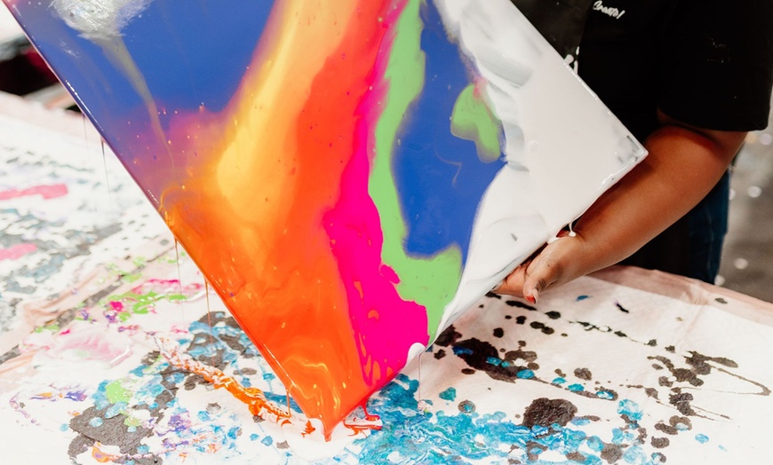 Image 10: Fluid Art Experience for Two: Easy, Fun and Memorable