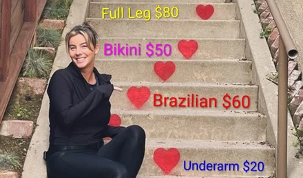 1 Female Brazilian Wax Session - Jennifer