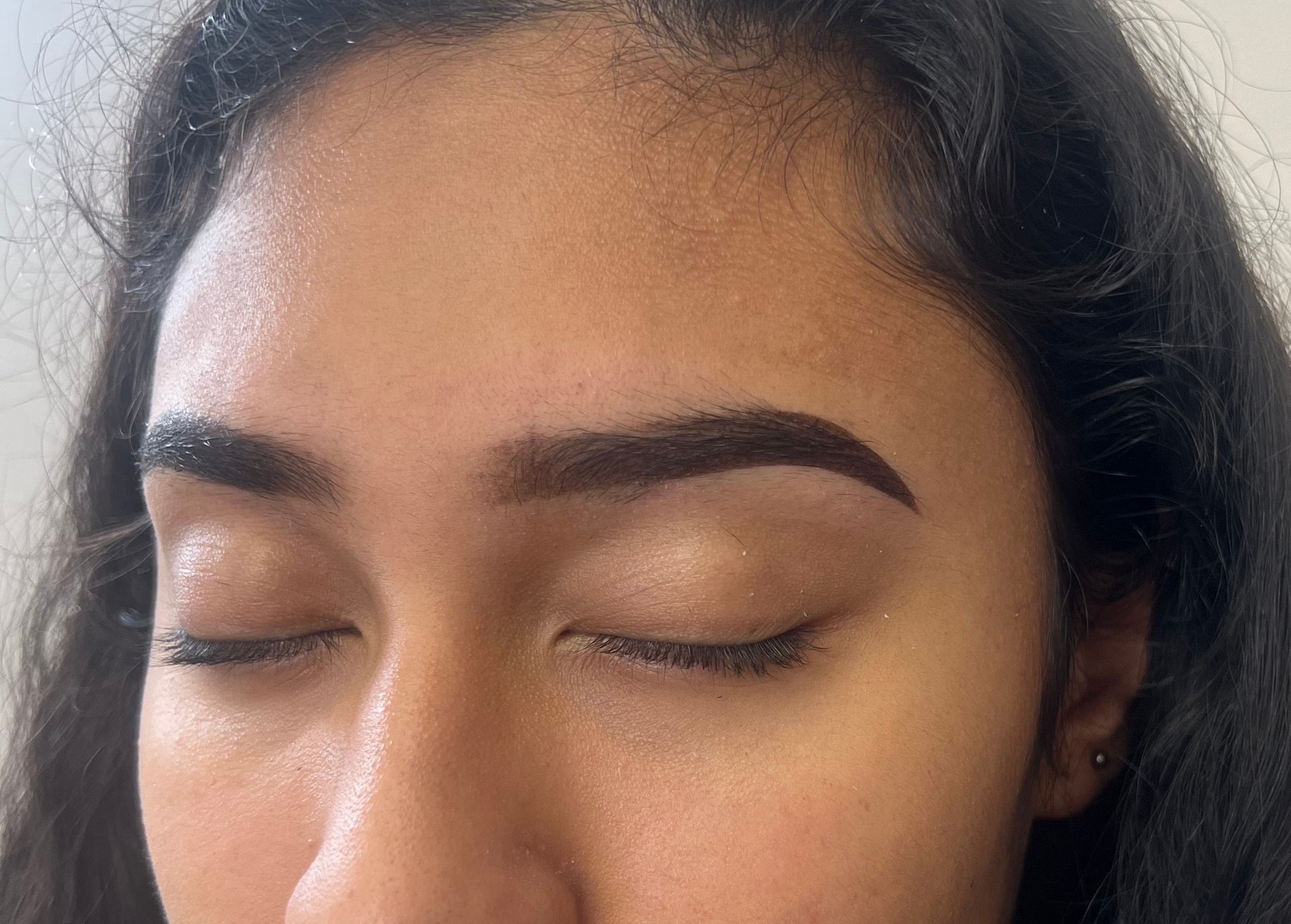 Defined, Fuller-Looking Brows with Expert Eyebrow Tinting