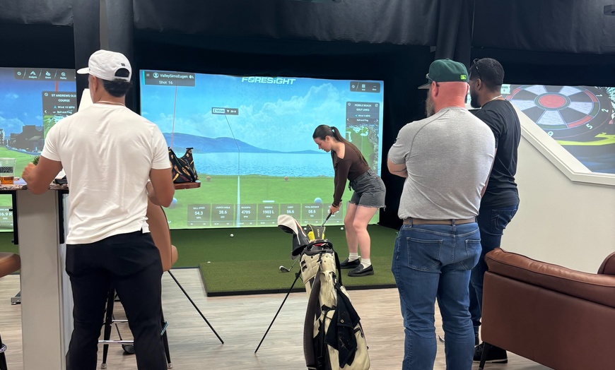 Image 4: Experience World-Famous Golf Courses at Valley Sims Indoor Simulators
