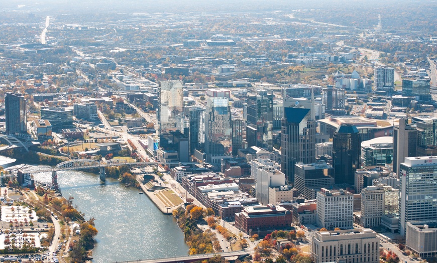 Image 2: Private Helicopter Tours Over Nashville's Iconic Skyline and Landmarks