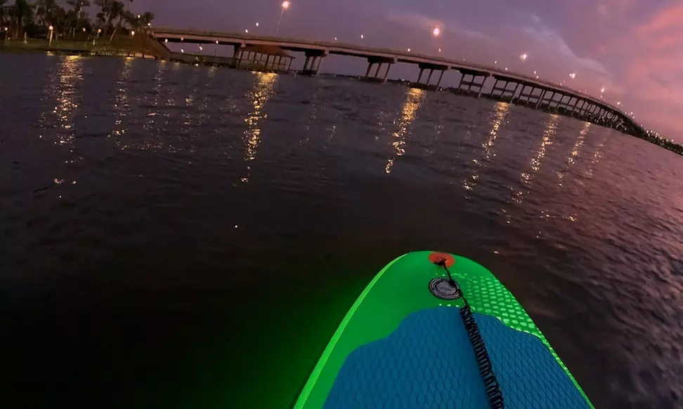 Ormond Beach Sunset Glow Paddle Boarding – Granada Bridge, Photos & Wildlife