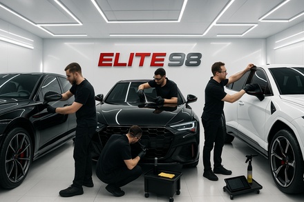 One Full Synthetic Oil Change with Filter up to 4 quarts - Elite 98