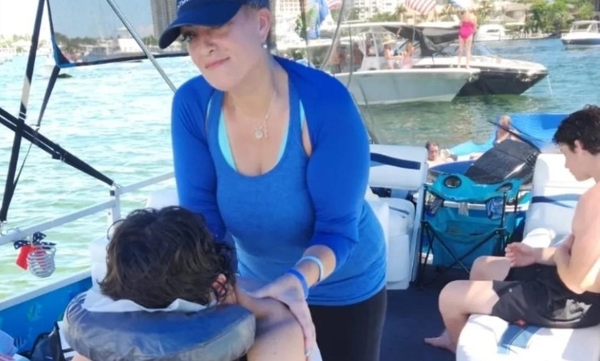 Image 3: Luxury Massage Experience on a Private Boat Charter