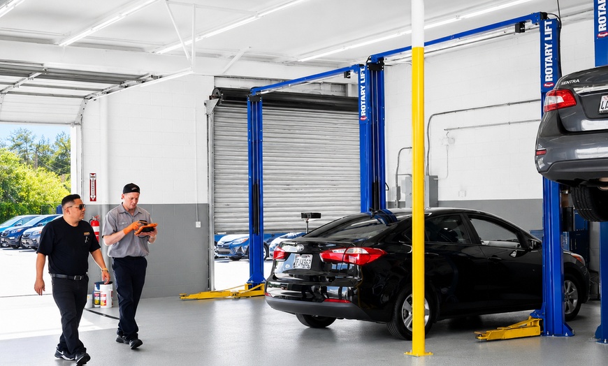 Image 2: Premium Oil Change & 50-Point Digital Vehicle Inspection