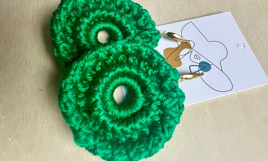 Image 10: Build Your Own Customized Earrings with Metal & Crotchet Pieces