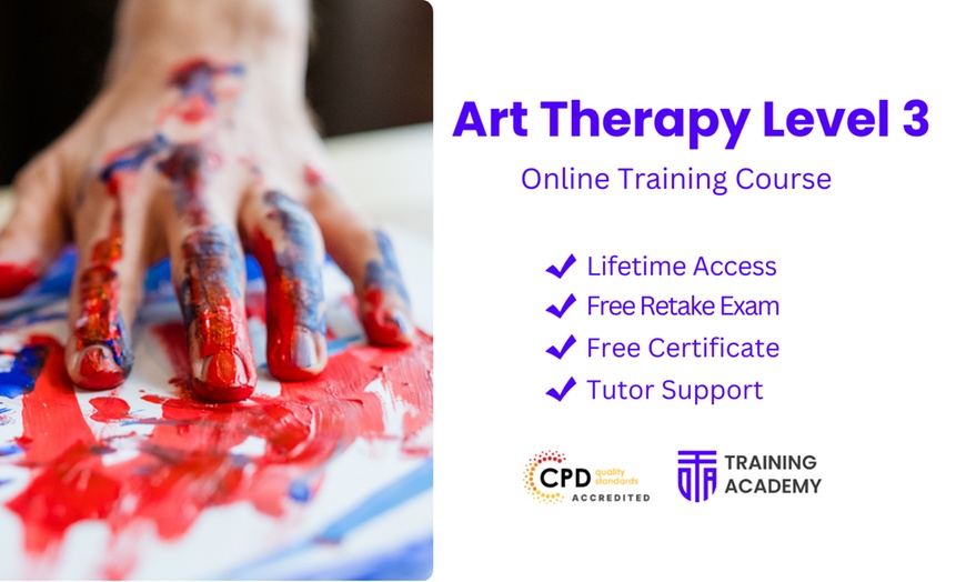 Image 1: Explore Art Therapy Level 3 or 2000+ Online Course w/ Lifetime Access

