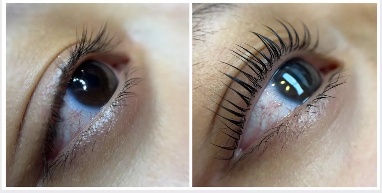 Korean Eyelash Lift and Tinting or Eyebrow Lamination and Lash Lift