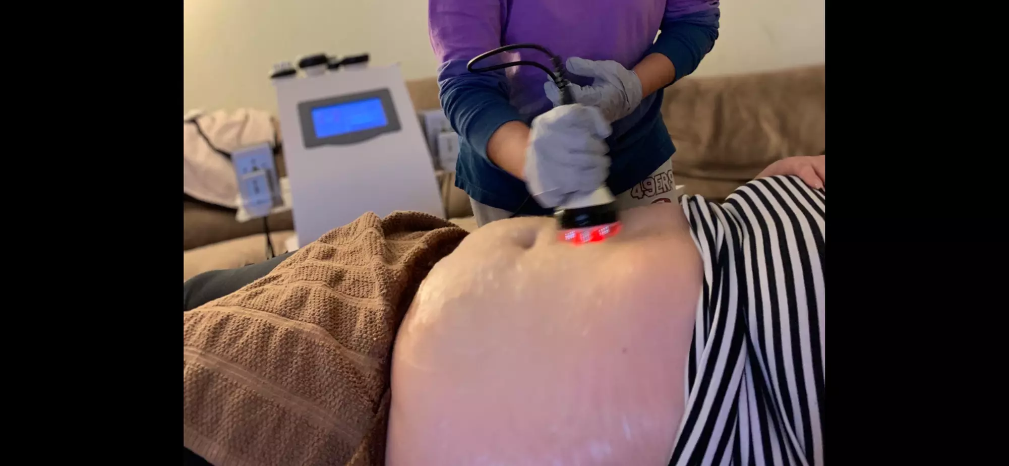 Experience NitaB Sculpting's noninvasive beauty package with radio frequency facial and ultrasound cavitation treatments up to 50% - Primary Image