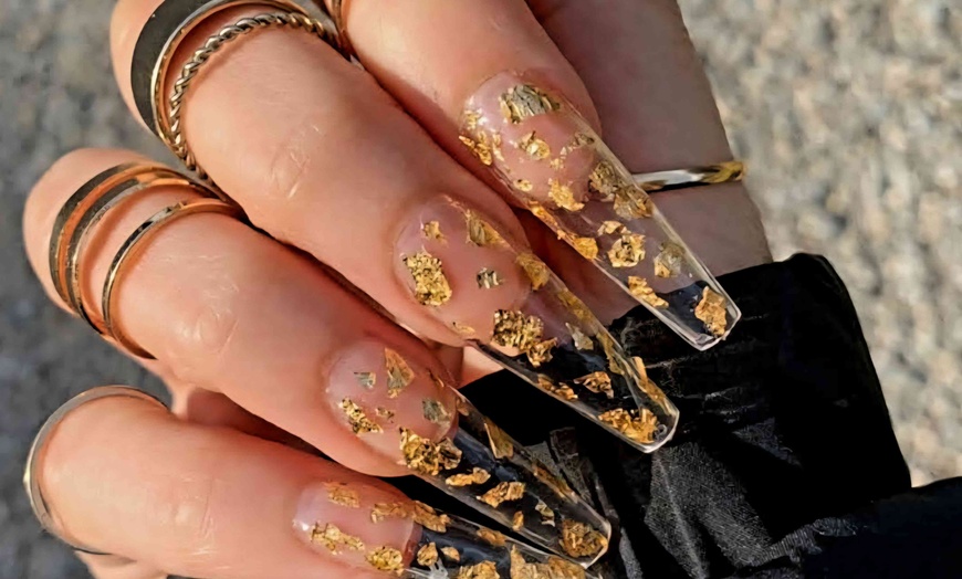 Image 2: Revitalize with Deluxe Manicure & Pedicure with Gel X Shellac at Miboso Massage (Up to 54% Off)