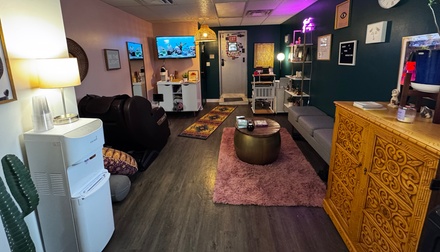 One Microdermabrasion or Dermaplane Facial, Massage Chair & Hot Stones - Mystical Elements Esthetics & Wellness