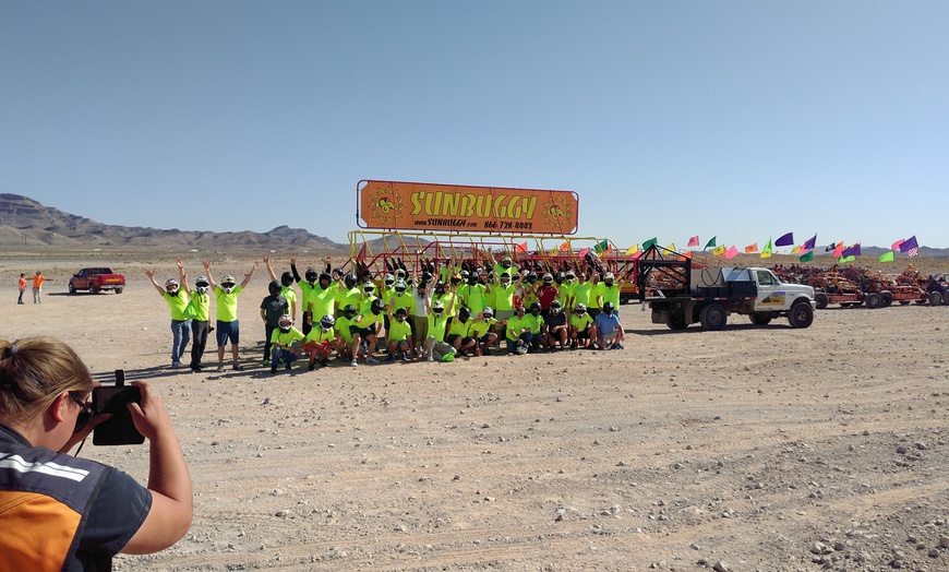 Image 8: Premium 60-Min Las Vegas Sand Dunes Adventure in a Thrilling Tram Buggy, Free Hot Shot Photos, Shuttle Service & More!
