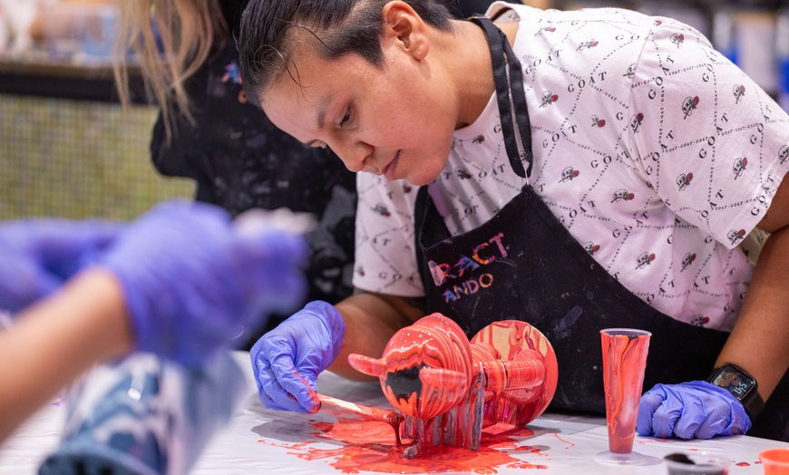 Image 4: Create Your Own Fluid Abstract Art in a Fun Party Setting, Orlando