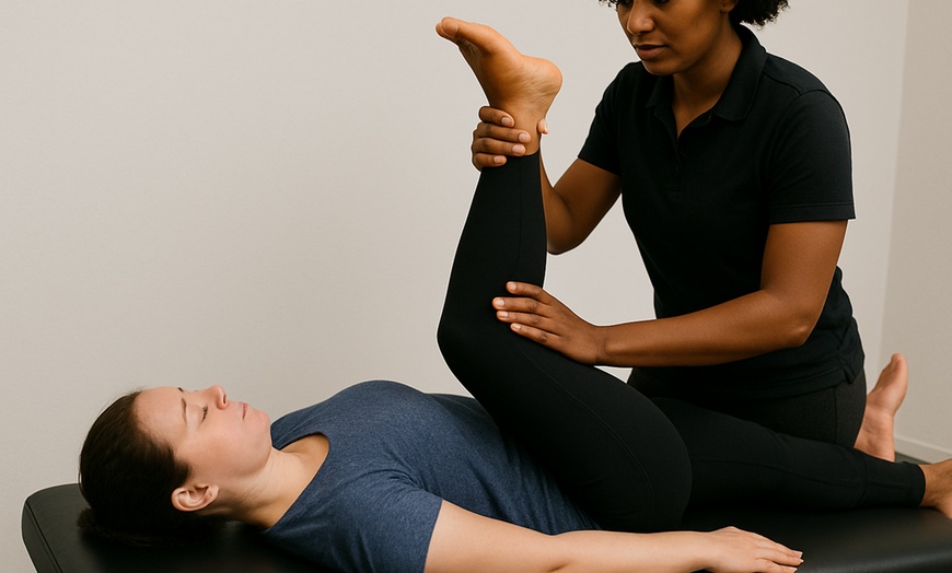 Image 1: Experience Relaxation with Assisted Stretch and Red Light Treatment