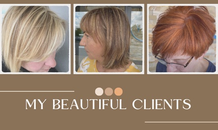 Luxury Blowout+ Deep Conditioning w/Hot Towel Treatment+ Color Consultation - Hair by Maria