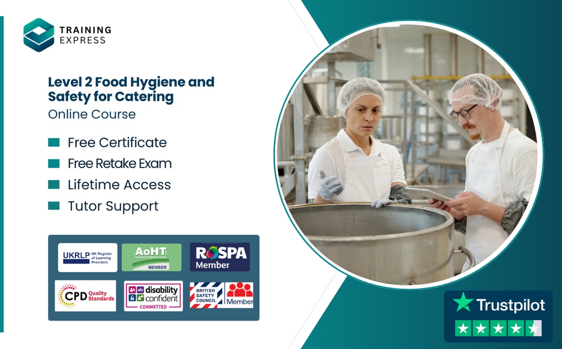 Level 2 Food Hygiene and Safety for Catering Online Course and More