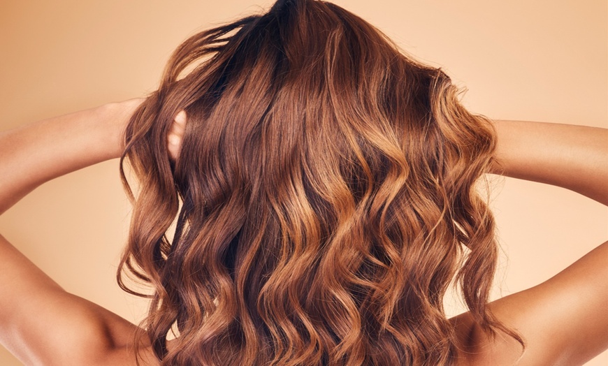 Image 1: Shampoo, Scalp Massage, Cut, Style, Blowout, Radiance Color and More