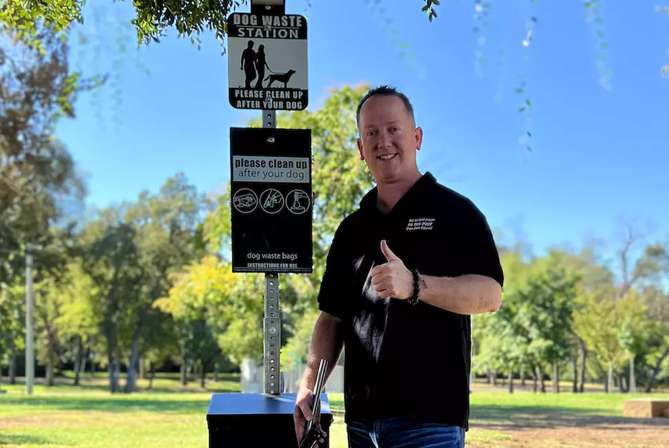  Get Dog Poop Pick-Up Service with Optional Yard Deodorizing Treatment