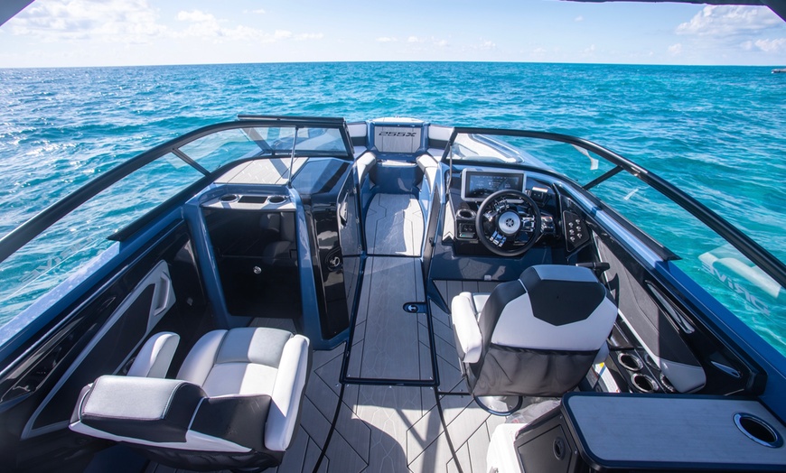 Image 2: Enjoy Your Private Boat Tour on the Luxury Sea Ray 35 Charter in Miami