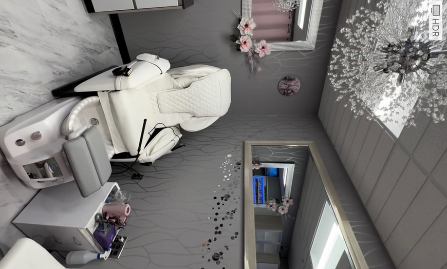 Image 3: Relax with a Lash Extensions, Hard gel/Full set, and Pedicure 