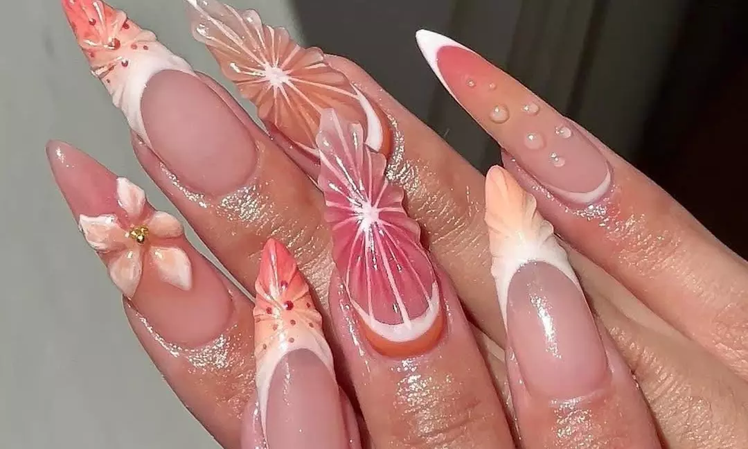Transform your nails with New set Gel-X Extension at Kristine Salon