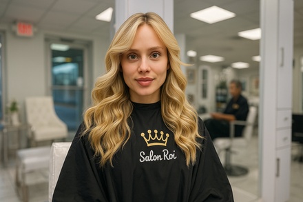 $136 for Partial Highlights w/ Shampoo & Blowdry - Salon Roi