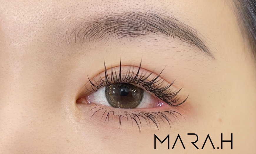 Image 1: Elevate Your Look: Transform Your Eyes with a Full Set of Classic Eyelash Extensions at MaraH Beauty