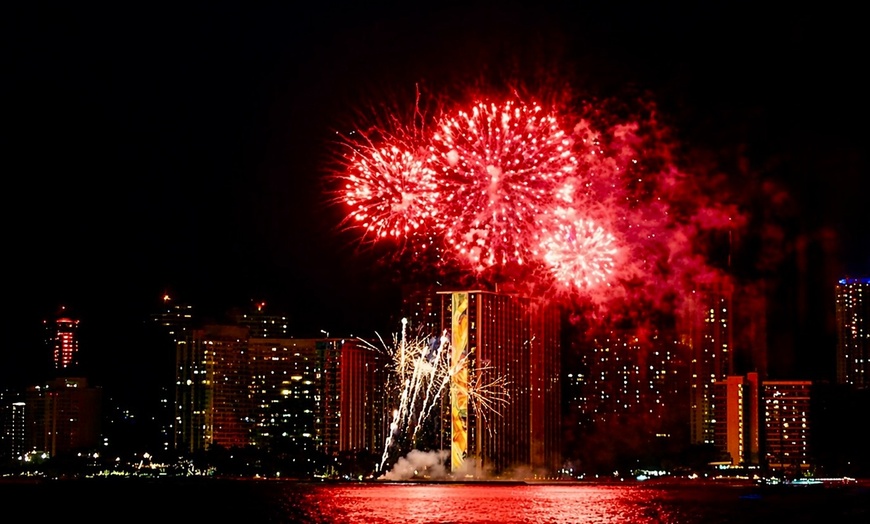 Image 8: Friday Night BYOB Fireworks Cruise with Waikīkī Ocean Views