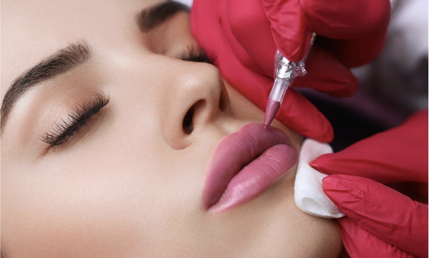 Image 8: Semi-Permanent Makeup: Microblading, Ombre, Lip Liner, or Eyeliner
