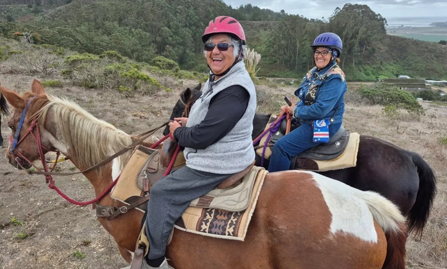 Image 2: Horse Back Riding Lessons for 1-4 People w/ Experts in Moss Beach, CA