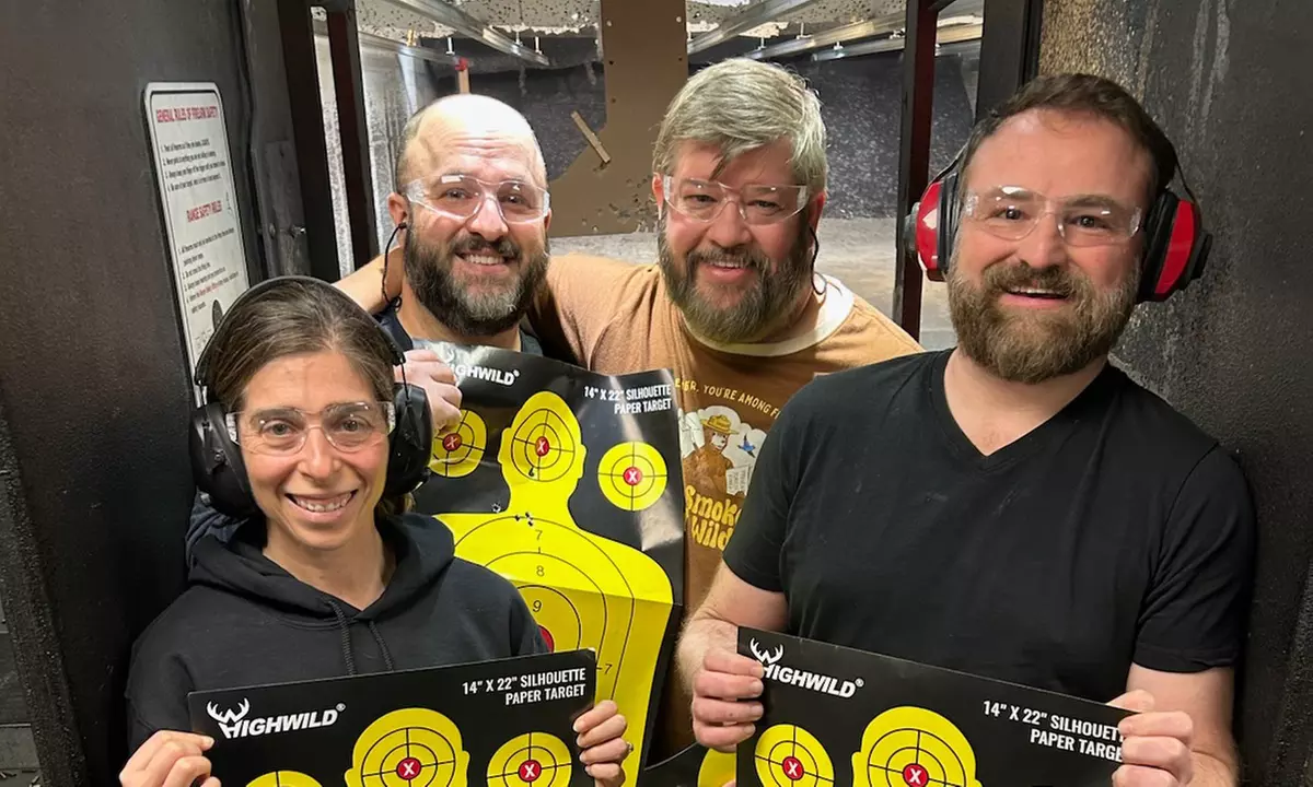 Expert-Guided Indoor Range: Groupon Pricing Options for 4 or 6 People