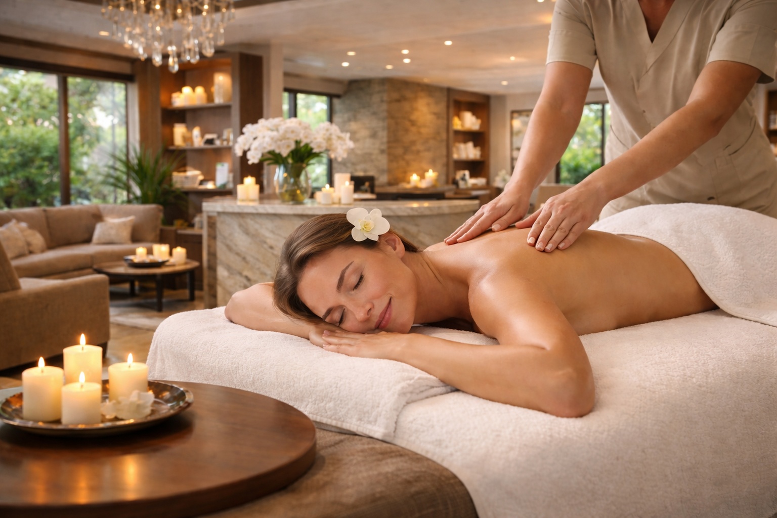 Swedish Massage with Hot Stones & Essential Oils: Relax & Recharge