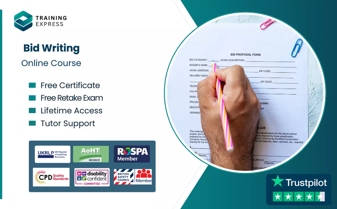 Bid Writing Online Course or Lifetime Membership to 2500+ Courses