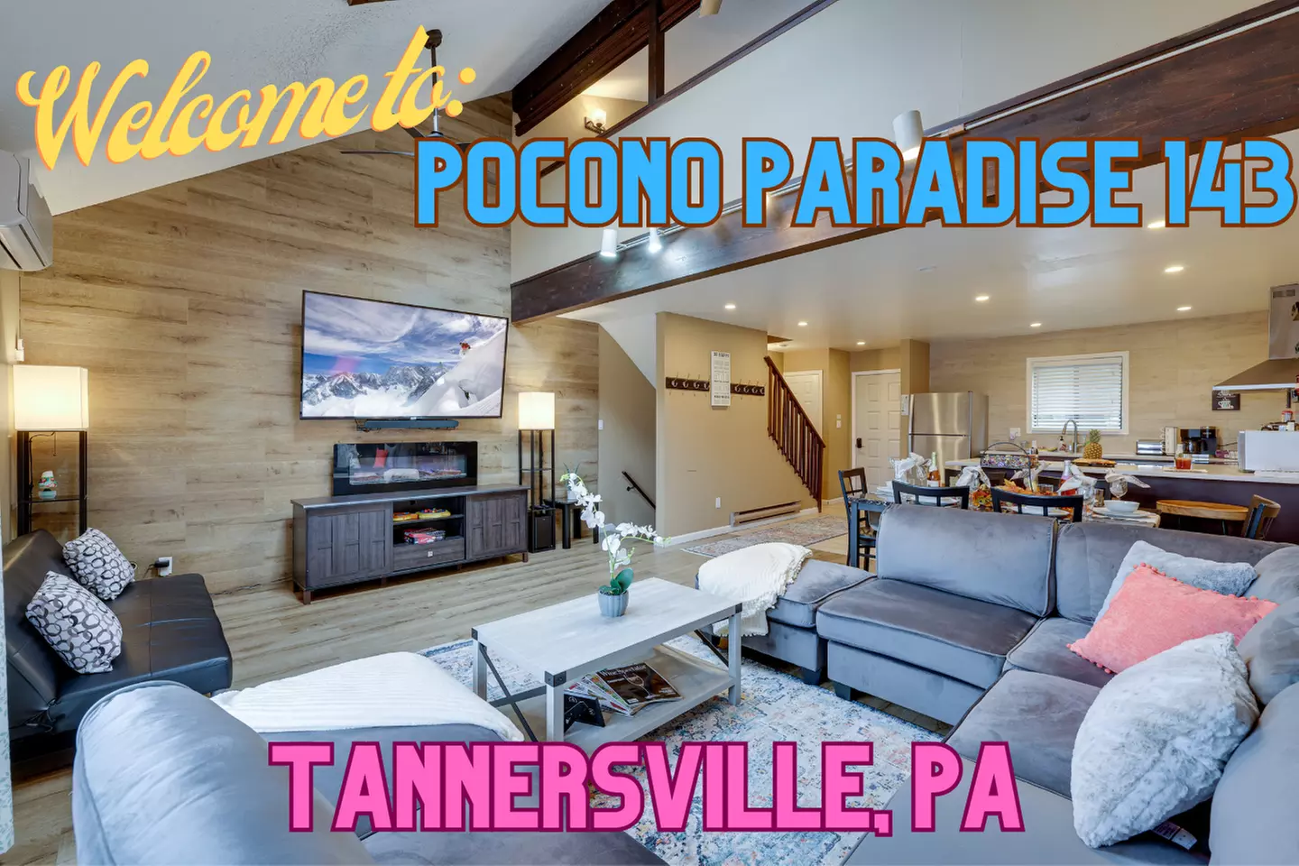 Discover Pocono Paradise 143: Enjoy a Modern 4-Bedroom Townhome Stay with Up to 40% Discount - Primary Image