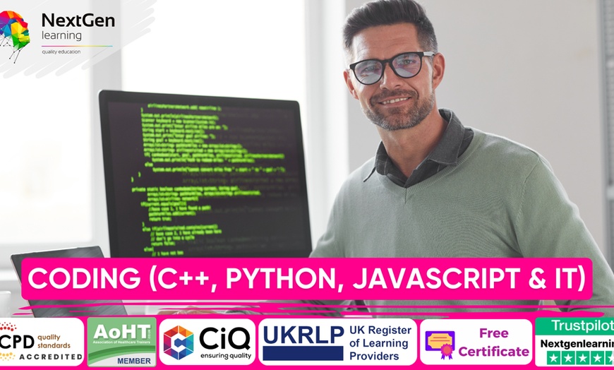 Image 1: Learn Coding from Scratch with Online Courses in HTML, CSS, C++, C#