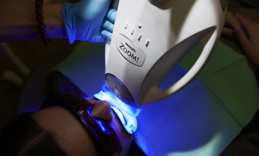Image 2: Up to 52% Off One-Hour In-Office Laser Teeth Whitening Treatment &Consultation at Crown Dental