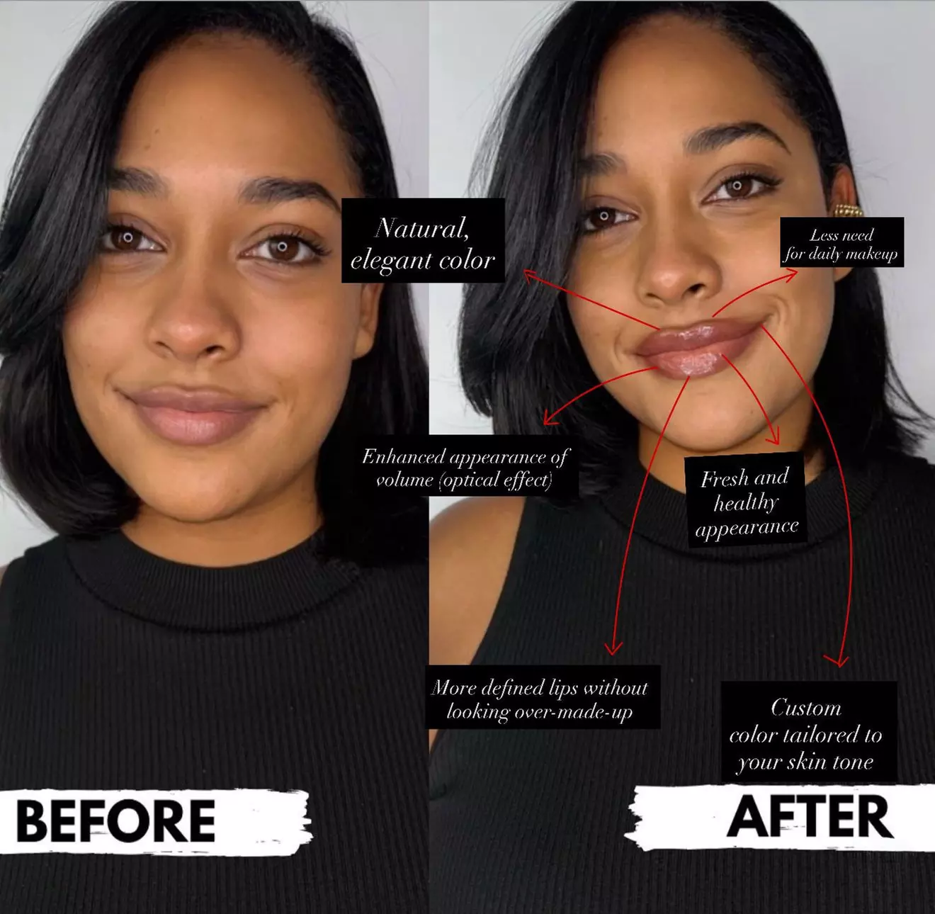 One Two Hour Lip Blush Session with Optional One or Two Touch Ups