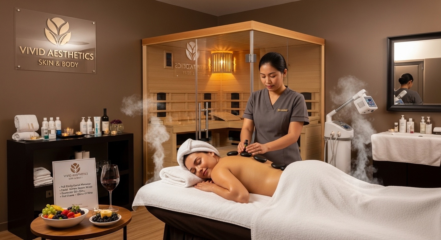 Total Rejuvenation: Scrub, Facial, Sauna & Hot Stone Indulgence