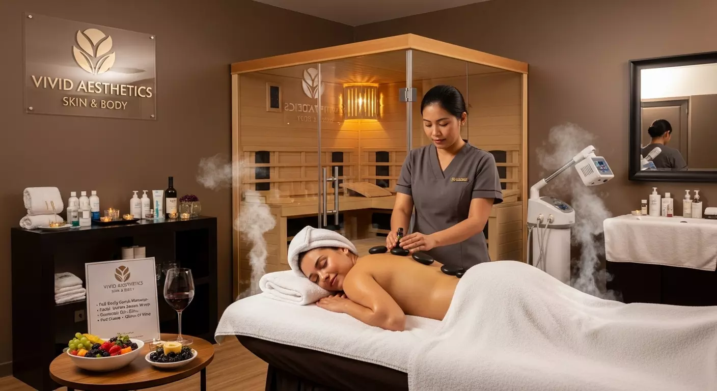 Total Rejuvenation: Scrub, Facial, Sauna & Hot Stone Indulgence
