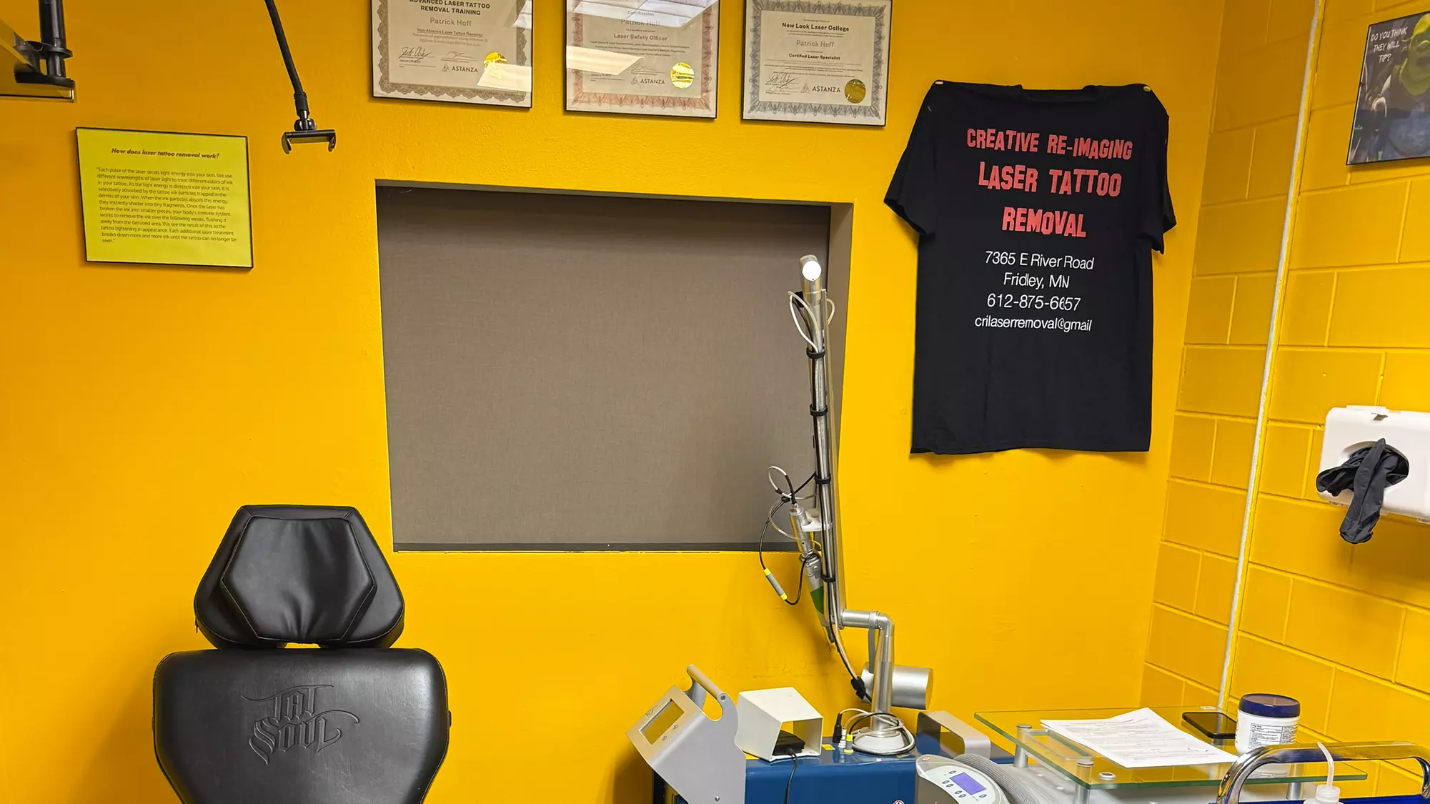 Explore Creative Re-Imaging's targeted tattoo removal sessions with advanced tech, offering up to 50% off for different sizes - Second Medium