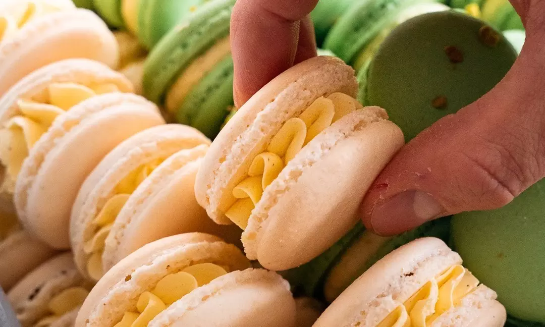 Bis zu 24% Rabatt auf den Makrone bei Mont Blanc Gelateria